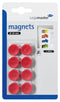 Legamaster - Magneet 20mm 250gr rood 8 stuks