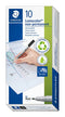 Staedtler - Viltstift Lumocolor 315 non permanent M zwart | 10 stuks