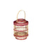Mica Decorations Lantaarn Classic - 18x18x25 cm - Bamboe - Roze