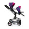 Poppenwagen NO NAME 26254AA Blauw Tweeling