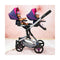 Poppenwagen NO NAME 26254AA Blauw Tweeling