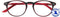 I Need You - Leesbril i need you +1.00dpt dokter new grijs-rood