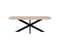 Eettafel Akagi 160 cm Deens ovaal mangohout - Ashblond | Nijwie