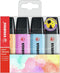 Stabilo - Markeerstift Boss Original 70/4-4 pastel ass | Etui a 4 stuk | 5 stuks