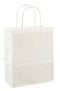 Papieren koordtas 18x08x22cm 50st wit