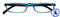 I Need You - Leesbril i need you +3.00dpt half-line blauw