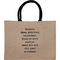 Klika - Shopper | Jute | 43x 20x34cm | 10 stuks