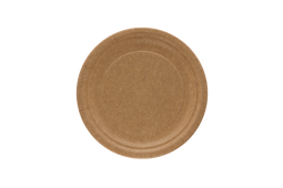 Klika - Bord Ø18cm Kraft karton BIO | 800 stuks