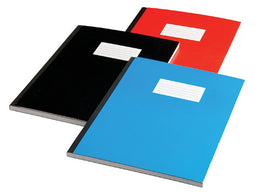 Qbasic - Schrift met harde kaft A5 160blz lijn assorti