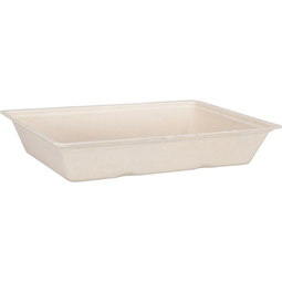 Depa® - ® Bak | Bagasse (suikerrietpulp) | A50 | snackbak | 20.2x14x3.6cm | naturel | 50 stuks