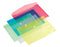 HF2 - Enveloptas A4 335x240mm dwars PP transparant blauw