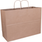 Klika - Tas | Kraftpapier | gedraaid papieren koord | 45x 17x33cm | draagtas | bruin | 100 stuks