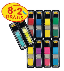 Post-it - Indextabs 3m post-it 683 11.9x43.2mm 8kl + 2 pijl | 1 pak | 12 stuks
