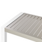 Beliani CASTELLA - Tuinsalontafel - Taupe - Aluminium