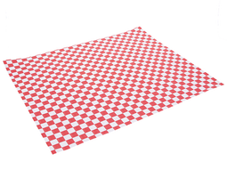 Klika - Vetvrij papier 31x38cm hamburgervellen ruit BIO | 1000 stuks