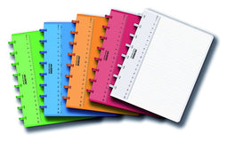 Quantore - Schrift Colorlines A5 lijn144blz 90gr PP assorti