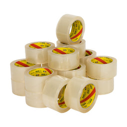 Klika - Pp acryl e low noise (nar) transparant 50 mm x 66 meter | 6 stuks