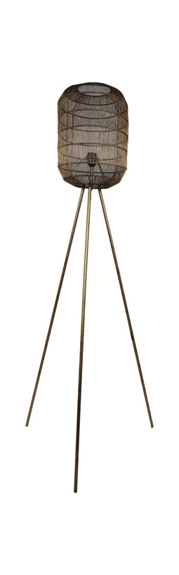 Hsm Collection Vloerlamp Marbella – Goud – Ø40 Cm