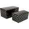 Klika - Ballotin | Party Dots | karton + PP + PET | 500gr | 70x132x76mm | zwart/goud | 25 stuks