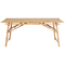 Beliani TINDARI - Tuintafel - Lichthout - Bamboe