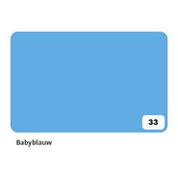 Folia Paper - Fotokarton Folia 2zijdig 50x70cm 300gr nr33 babyblauw | 10 stuks