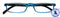I Need You - Leesbril i need you +1.00dpt half-line blauw