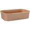 Depa® - ® Bak | Karton + PP | 500ml | maaltijdcontainer | 169x117x41mm | bruin | 300 stuks
