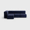Curt-set 9 - E.g. Flexible Small Corner Sofa - Dama - 0048 (dark Blue)