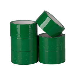 Klika - Pp acryl e low noise donkergroen 50 mm x 66 meter | 6 stuks