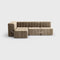 Curt-set 9 - E.g. Flexible Small Corner Sofa - Barcelona - Vole - V3347/15 (grey / Brown)