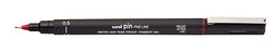 Uni-ball - Fineliner pin 0.5mm rood | 12 stuks