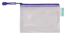 Tarifold - Opbergtas met rits 175x125mm PVC blauw