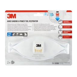 3M - Stofmasker 3m aura 9322 ffp2 ventiel 2st | Pak a 2 stuk | 6 stuks