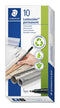 Staedtler - Viltstift Lumocolor 318 permanent F zwart | 1 stuk | 100 stuks