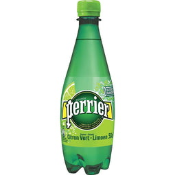 Perrier - Perrier aromatiserend bruiswater smaak limoen, fles van 50 cl, pak van 24 stuks