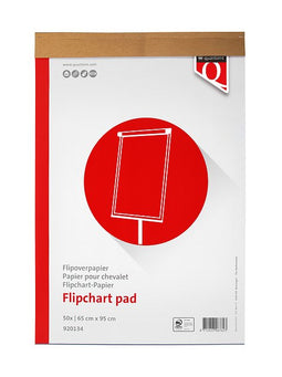 Quantore - Flipoverpapier 65x98cm 50vel ongevouwen | 2 stuks