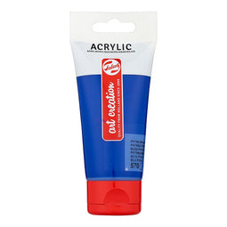 Talens Art Creation - Acrylverf tac 570 phtaloblauw tube 75ml | Tube a 75 milliliter | 3 stuks
