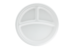 Klika - Bord Ø26cm 3-vaks suikerriet Plastic- en Pfas-vrij BIO | 500 stuks