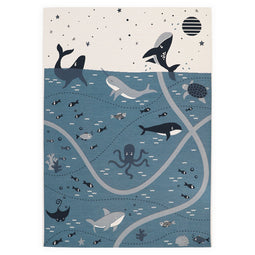 Tapis de jeu enfant indoor & outdoor DEEP BLUE