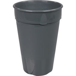 DishCircle - | Beker | PP | reusable | 400ml | 115mm | grijs | 40 stuks