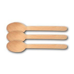 Houten lepel 165mm 100 stuks