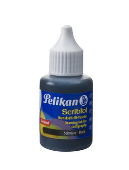 Pelikan - Oostindische inkt flacon 30ml zwart | Stuk a 30 milliliter | 10 stuks