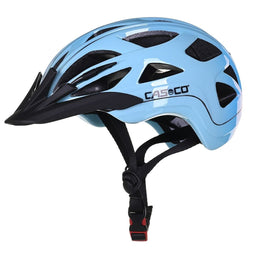 Volwassen Fietshelm Casco ACTIV2 J Zwart Licht Blauw 52-56 cm