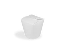 Klika - Wok to Go beker 16oz 400ml karton wit | 500 stuks