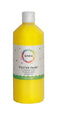 Qrea - Plakkaatverf geel 500ml | Fles a 500 milliliter | 6 stuks