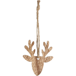 Klika - Hanger | 5x4.2cm | Rendier | naturel | 24 stuks