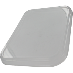 Deksel voor PP spuitgiet bak 182x135mm transparant 500 stuks