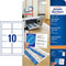 Avery Zweckform - Visitekaart Zweckform C32010-25 85x54mm 185gr 250 stuks