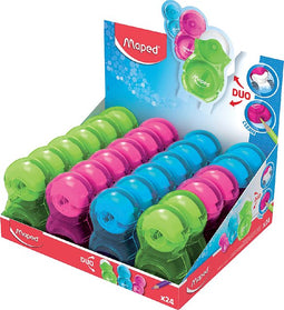 Maped - puntenslijper/gum Loopy assorti