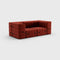 Curt-set 7 - E.g. Flexible 2-seater With Armrests - Dama - 0058 (red)